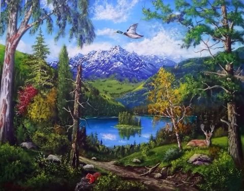 Paysage paradisiaque